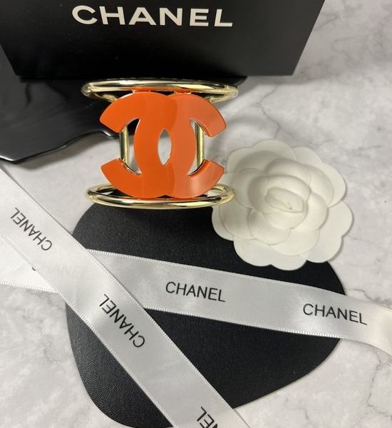 Chanel Double C Large Bangle