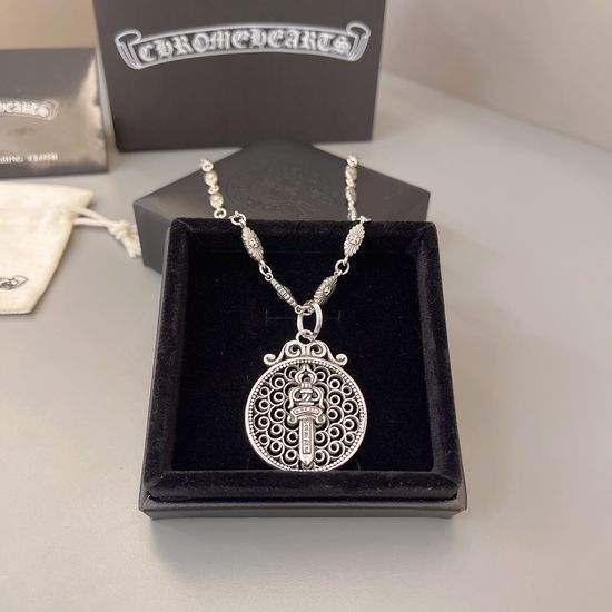 Chrome Hearts Vintage Classic Cross Design Necklace