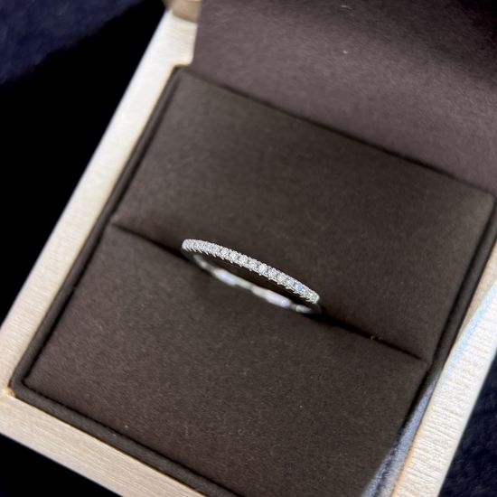 Polo Ralph Lauren Half Row Diamond Simple Everyday Ring