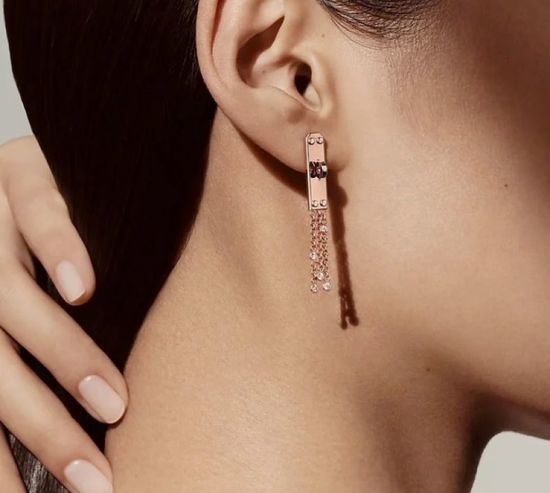 Hermes Hermes Kelly Fringe Earrings in Luxury Style