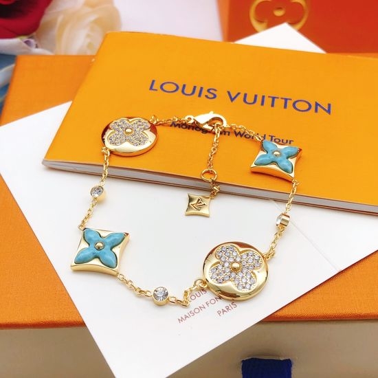 Louis Vuitton LV Classic Floral Pattern Bracelet