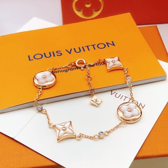 Louis Vuitton LV Rose Gold Mother of Pearl Bracelet