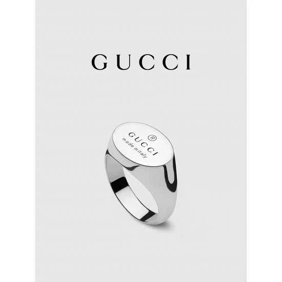 Gucci Oval Design Daily Wear Ring