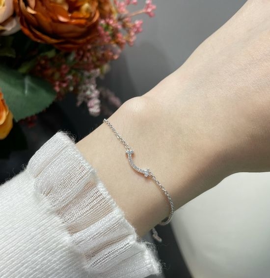Tiffany & Co. Smiley Face Diamond Bracelet