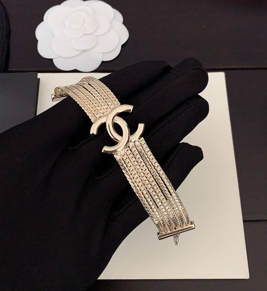 Chanel Polished Multi Layer Bracelet