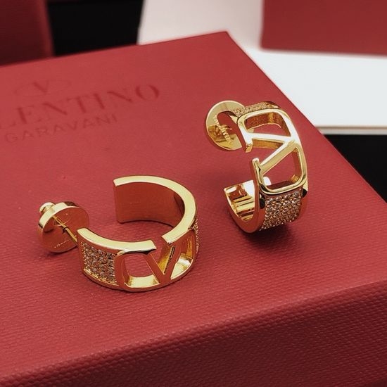 Valentino Delicate Moon Hook Earrings