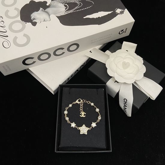 Chanel Star Pearl Elegant Bracelet