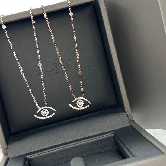 Messika Evil Eye Silver Pendant Necklace