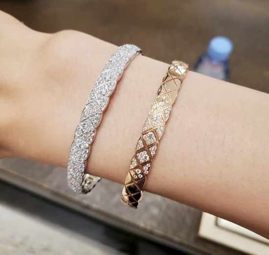 Chanel Gold Alloy Chanel Diamond Bracelet