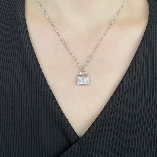 Hermes Hermes Original Lock Kelly Bag Pendant Necklace