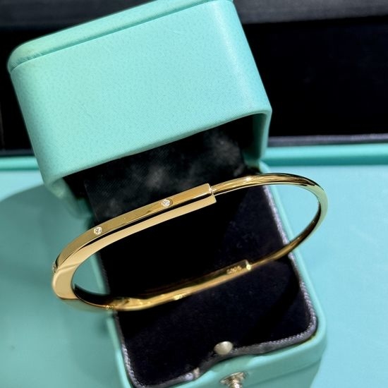 Tiffany & Co. U Shape Lock Rhinestone Bangle