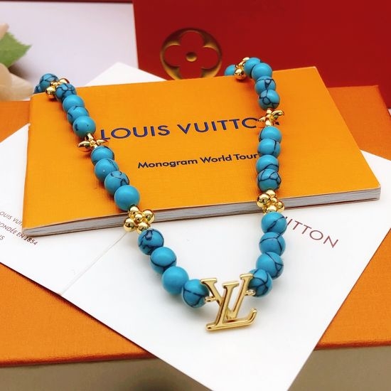 Gucci Blue Pearl Elegant Classic Necklace