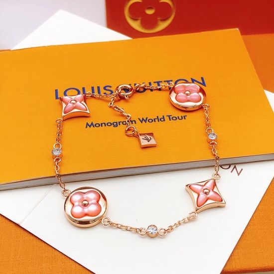 Louis Vuitton LV New Rose Gold Pink Mother-of-Pearl Bracelet