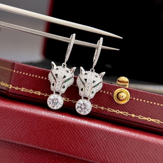 Cartier Leopard Head Diamond Jewelry Set