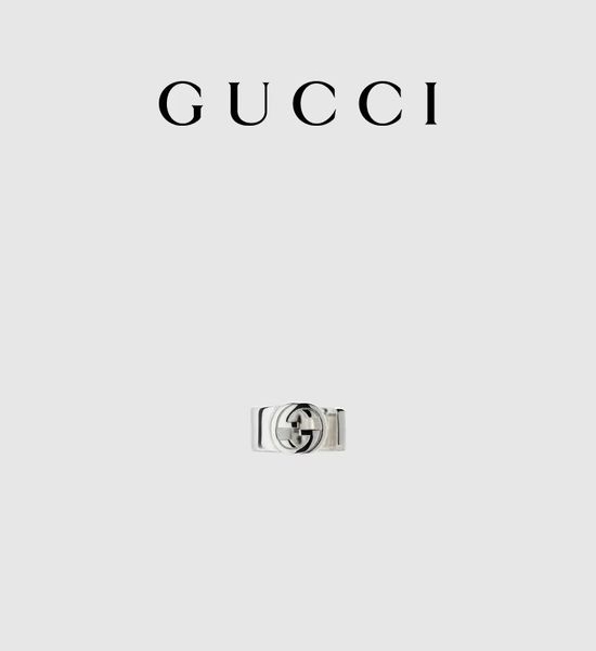 Gucci Interlocking Series Ear Cuffs Pair