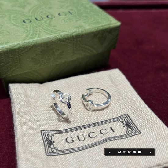 Gucci Glossy Double G Earrings Jewelry Accessory
