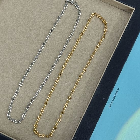 Tiffany & Co. U Shaped Lock Three Dimensional Necklace