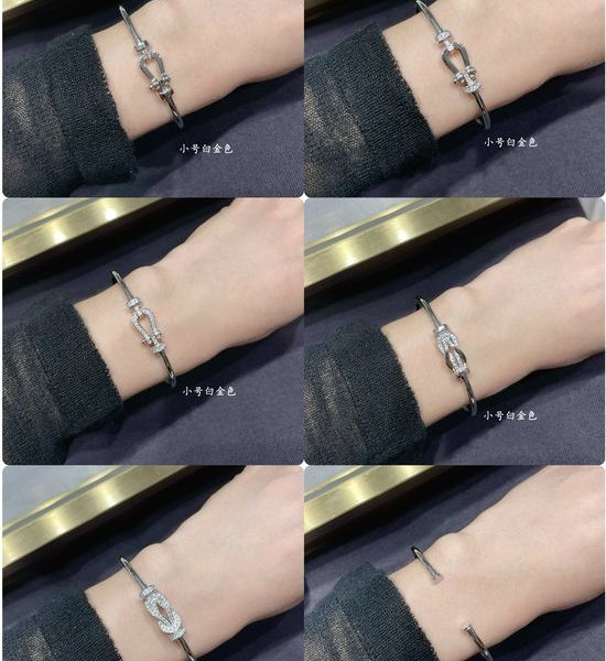 Fred Diamond Horseshoe Buckle Bangle