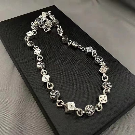 Chrome Hearts Vintage Dice Pendant Necklace