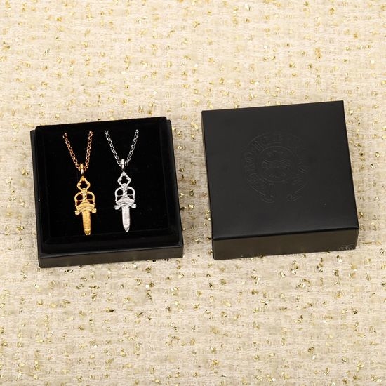 Chrome Hearts Special Plated Cross Pendant Necklace