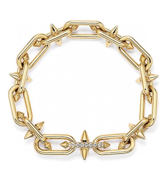 Tiffany & Co. Classic Spear Pattern Wavy Bracelet