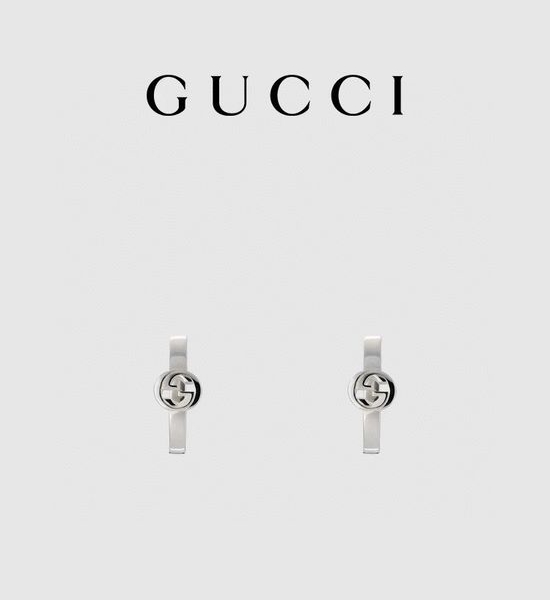 Gucci Interlocking Series Hoop Earrings