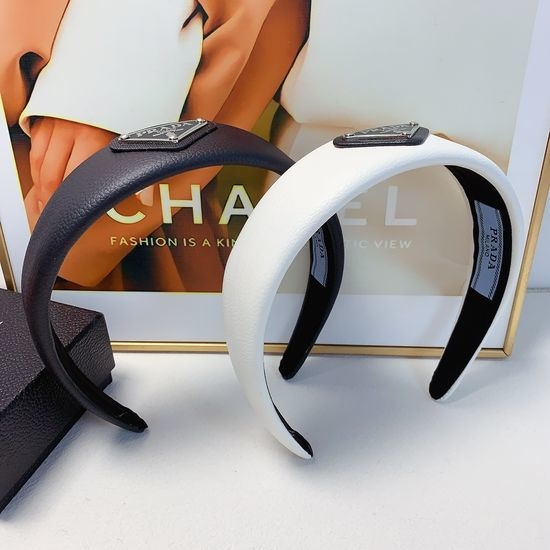 Prada Litchi Grain Fashion Headband
