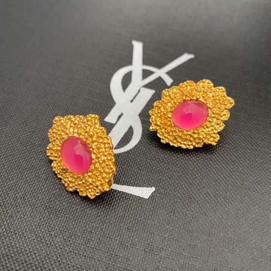 Yves Saint Laurent YSL Vintage Lava Ear Cuffs Classic Design