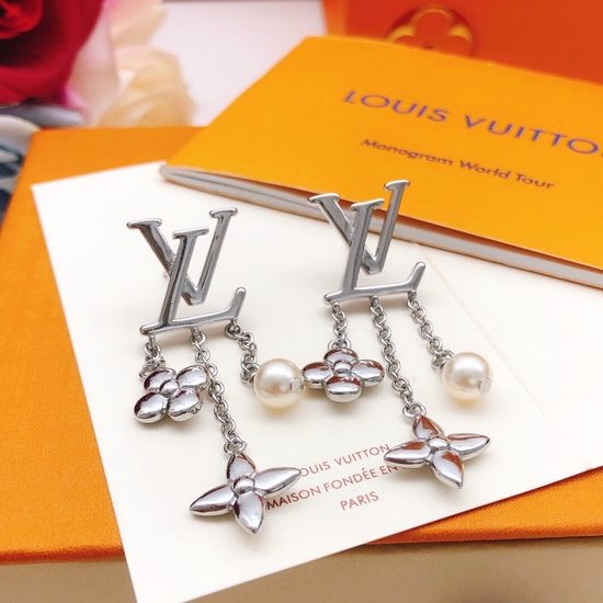 Louis Vuitton LV Tassel Earrings in Brass Material