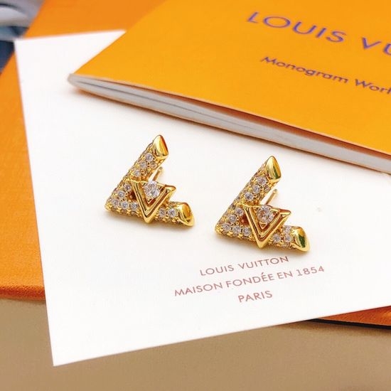 Louis Vuitton LV Mini V-shaped Diamond Inlaid Jewelry