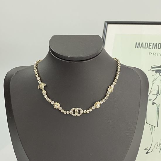 Chanel Rhinestone Ocean Elements Choker Necklace