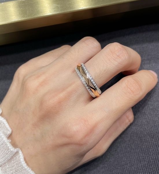 Graff Rotating Angular Ring with Strong Design Sense