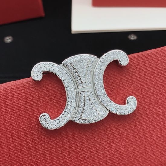 Celine Classic Brass Material Brooch