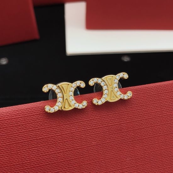 Celine Classic Minimalist Stud Earrings