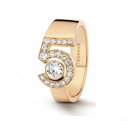 Chanel High Quality Gold Plated Alloy Ring
