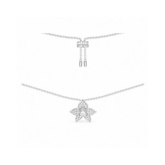 Apm monaco Delicate Flower Pendant Necklace Jewelry