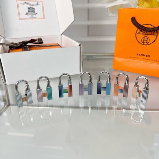 Hermes Classic Decorative Metal Key Ring