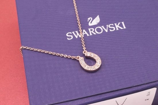 Swarovski Horseshoe Pendant Crystal Necklace