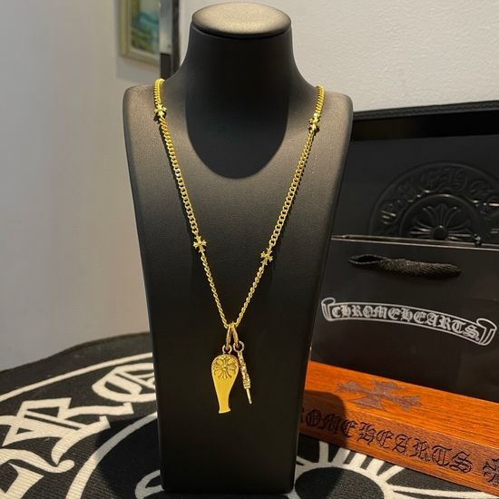 Chrome Hearts Vintage Cross Pendant Necklace