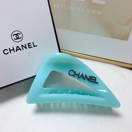 Chanel Titanium Steel Acrylic Hair Claw Clip