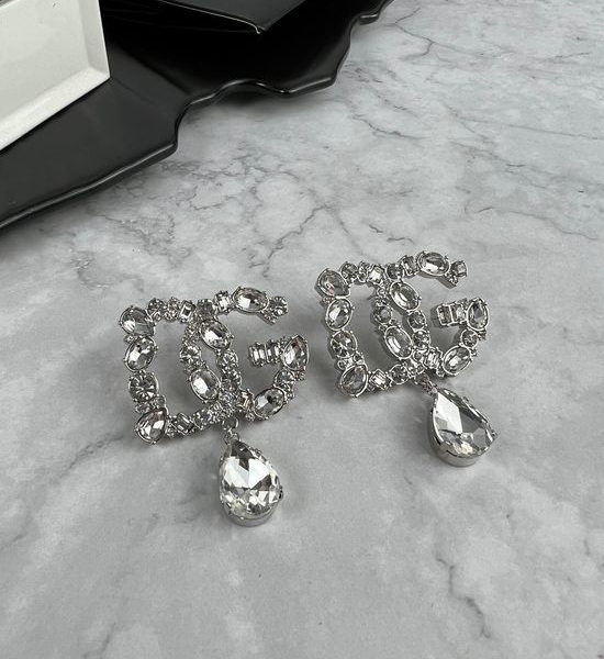 Dolce & Gabbana Zircon Decorated Stud Earrings