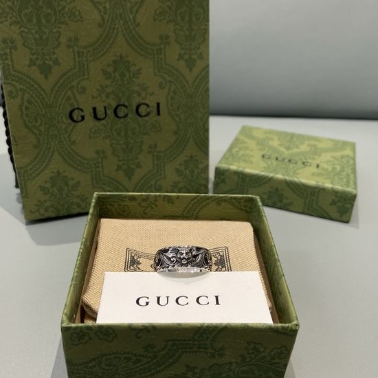 Gucci Tiger Head Pattern Stylish Ring