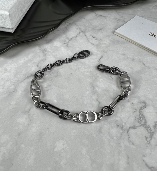 Christian Dior CD Two Tone Bracelet