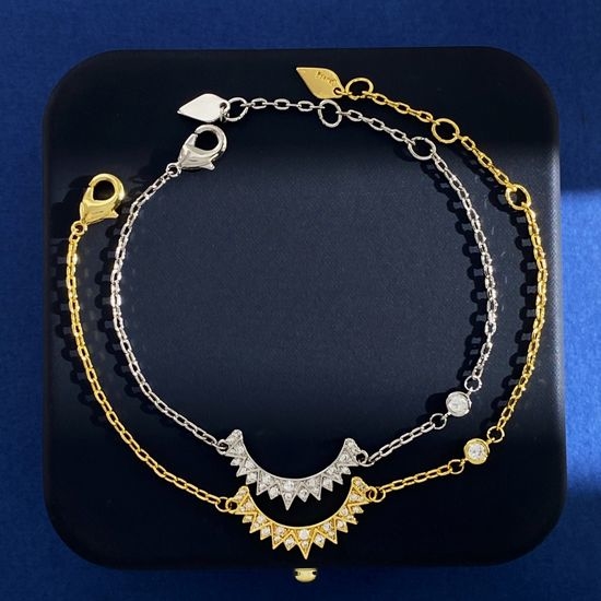 Piaget Sun Moon Full Crystal Bracelet