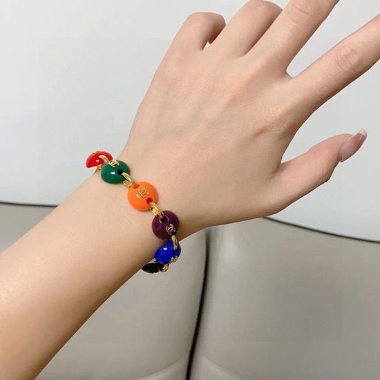 Chanel Beaded Stitching Stackable Bracelet