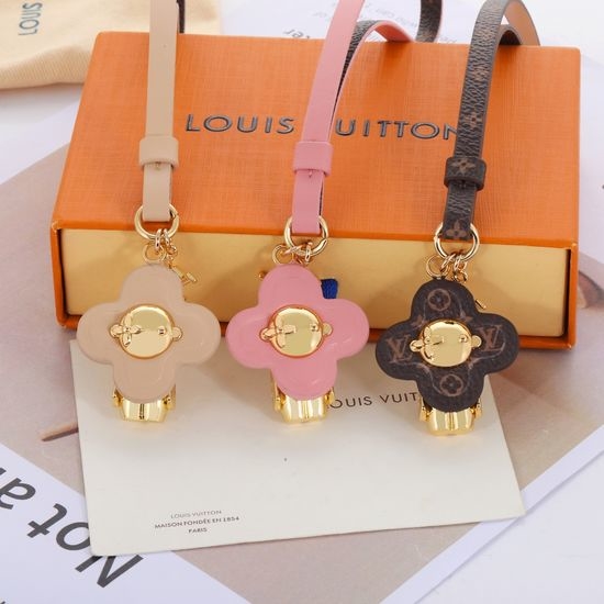 Louis Vuitton LV Delicate Leather Mascot Bag Charm