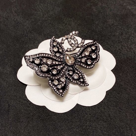 Chanel Black Butterfly Stylish Brooch