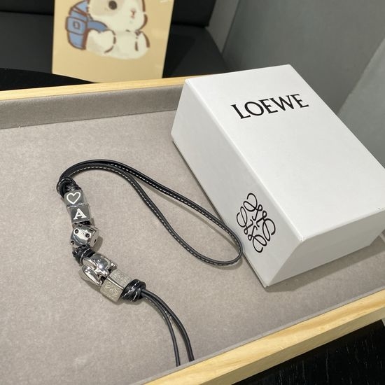 Loewe Leather Beaded Bag Hanging Ornament