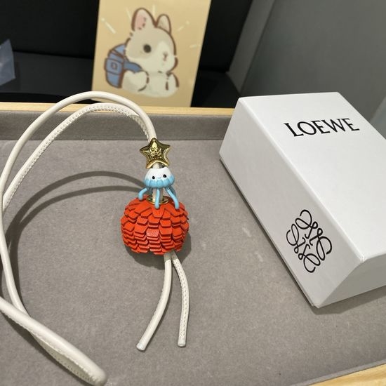 Loewe Lovely Leather Jellyfish Bag Charm Ornament