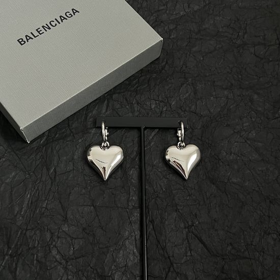 Balenciaga Classic Textured Gold Dangle Earrings